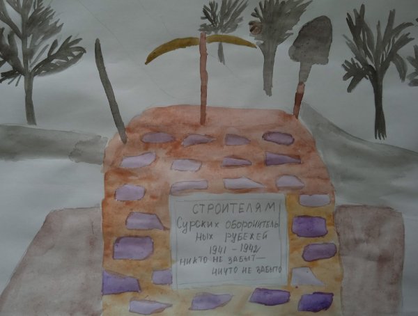 Наброски блокада Ленинграда