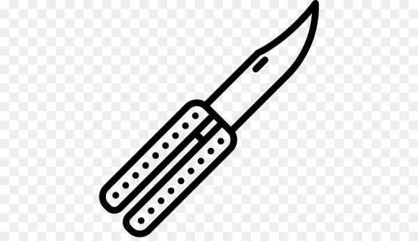 Нож бабочка раскраска