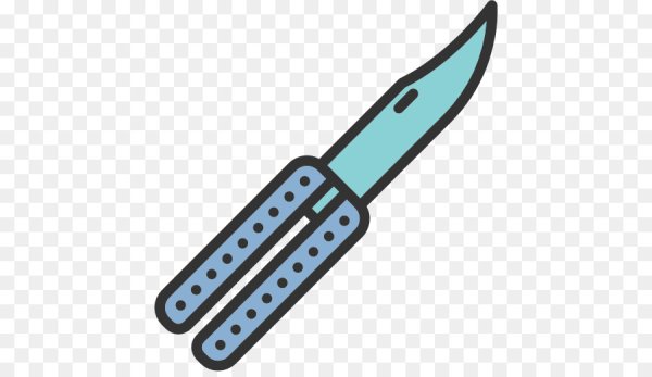 Нож бабочка для срисовки