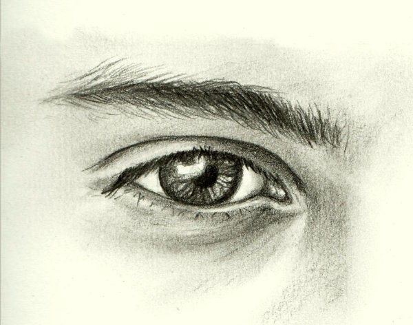 Глаза нарисованные мужские