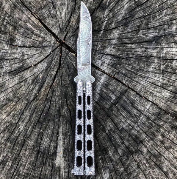 Butterfly Damascus Steel