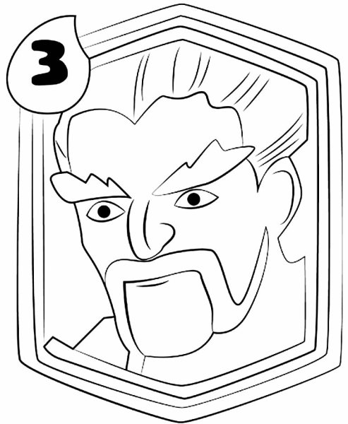 Раскраска крэш рояль