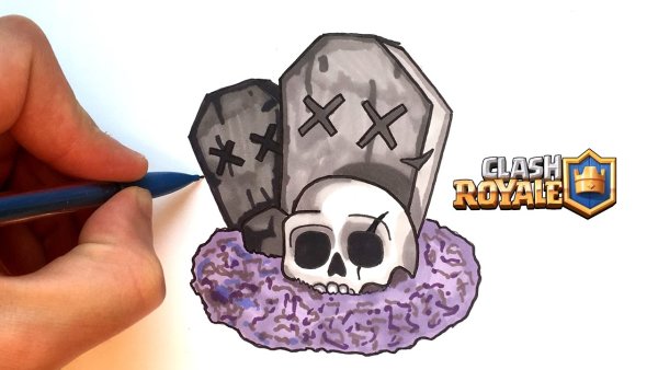 Спарки клеш рояль нарисованный