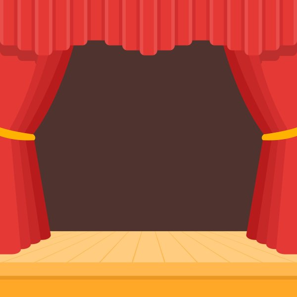 Театр раскраска