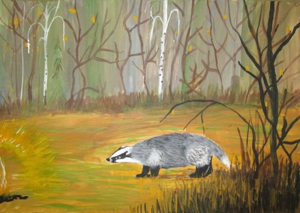 Паустовский барсучий нос иллюстрации