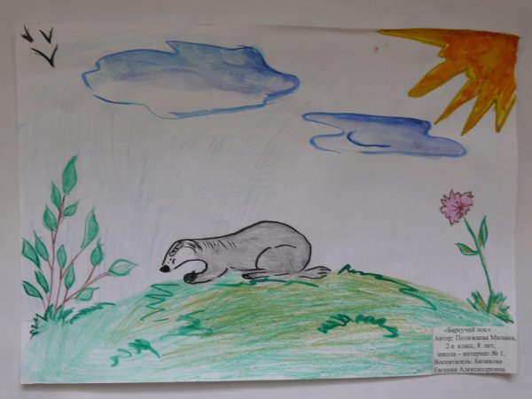 Иллюстрации к рассказу барсучий нос Паустовский