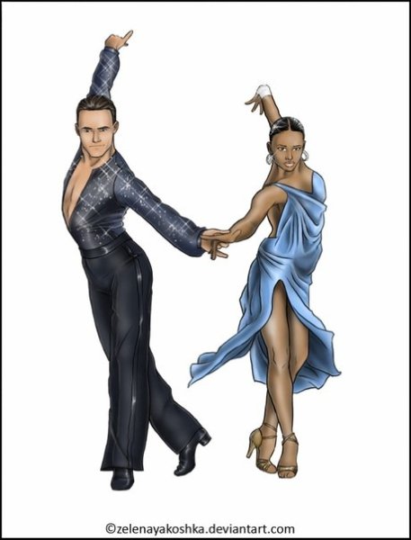 Латиноамериканские танцы рисунок