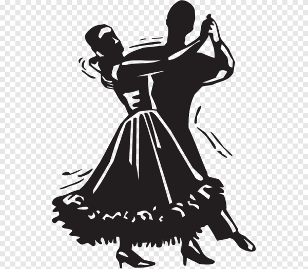 Силуэт танцующей пары