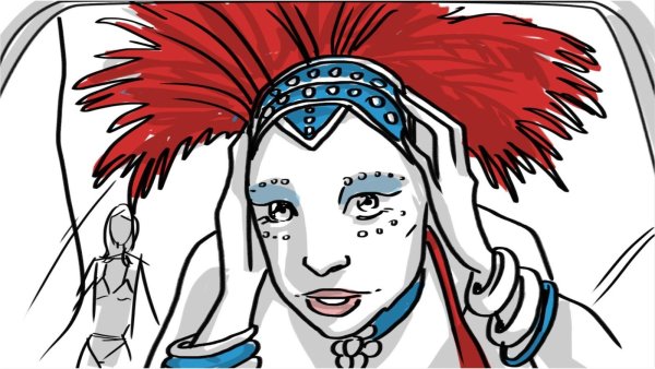 Портрет Валли карнавал