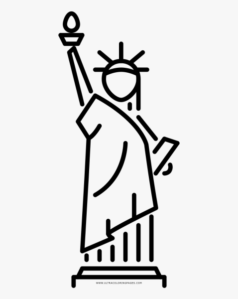 Статуя схематично