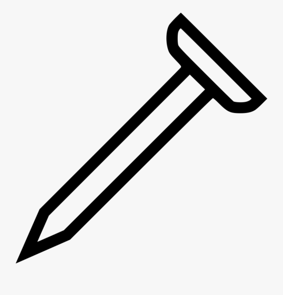 Гвоздь раскраска