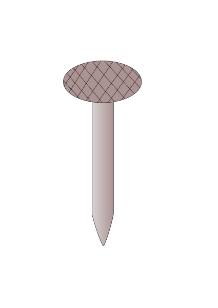 Нарисовать гвоздь