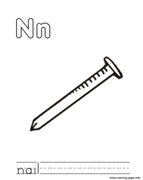 Нарисовать гвоздь