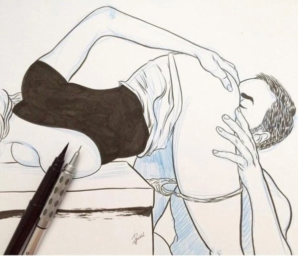 Кунилингус в рисованых картинках