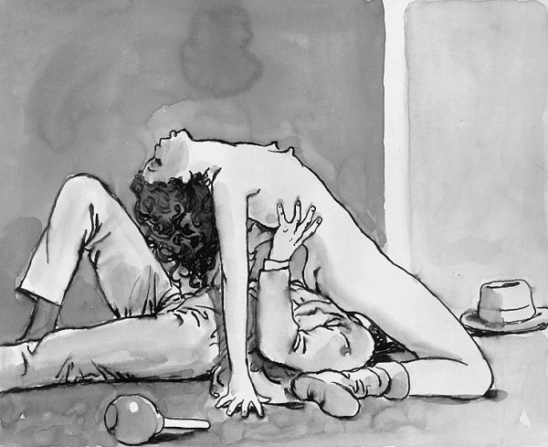 Кунилингус рисованный красивый