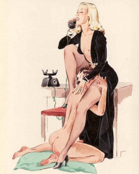 Женское доминирование в карикатурах