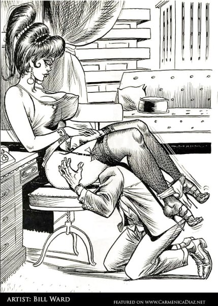 Карикатура куннилингус