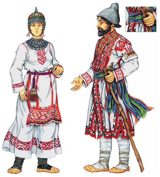 Национальные костюмы народов России чуваши