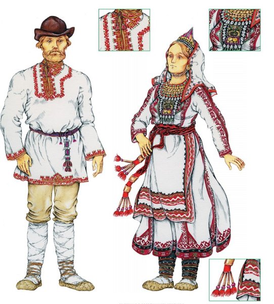 Енькка Чувашский народный костюм