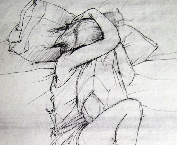 Грустные картинки карандашом