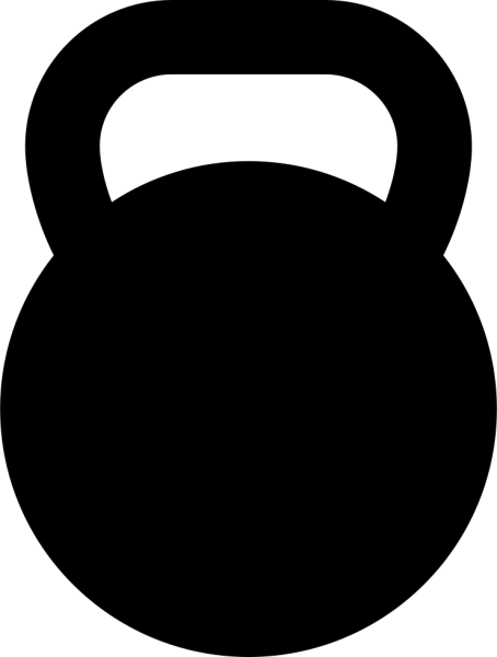 Гиря силуэт