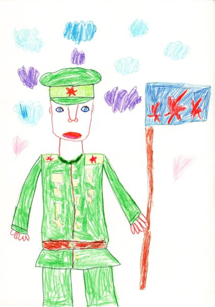 Рисунок солдату