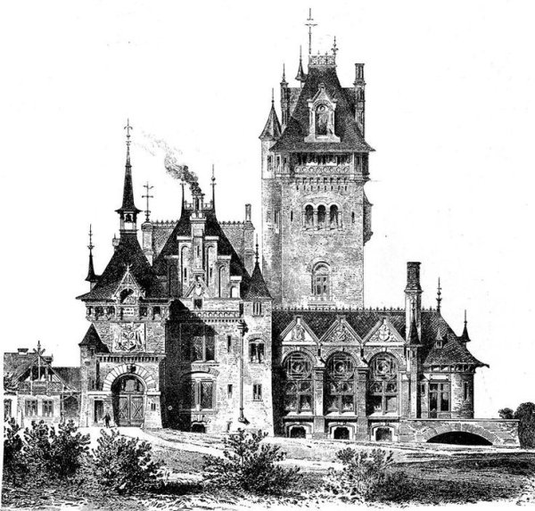 Архитектура замков средневековья Готика