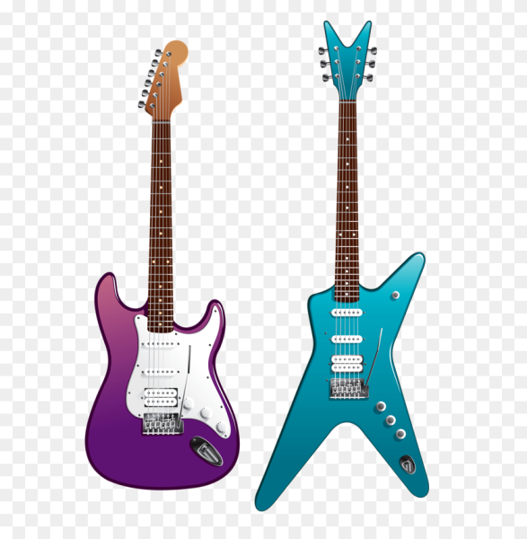 Электрогитара нарисовать