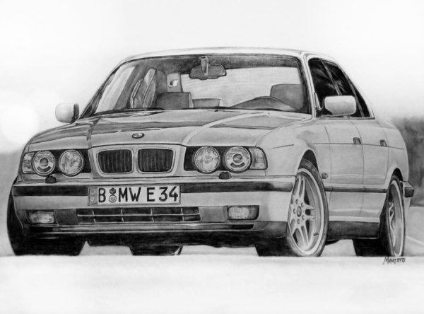 BMW е34 арт