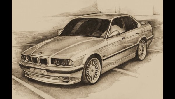 BMW е34 арт