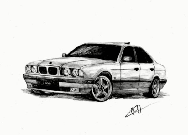 BMW е34 арт