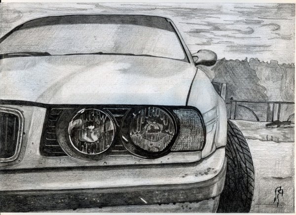 Эскиз БМВ е34