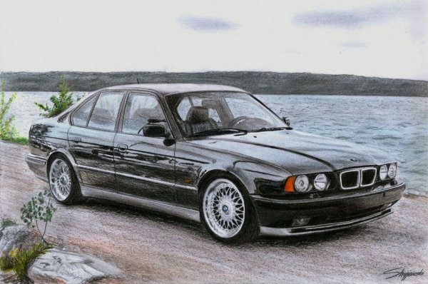 BMW e34 Art