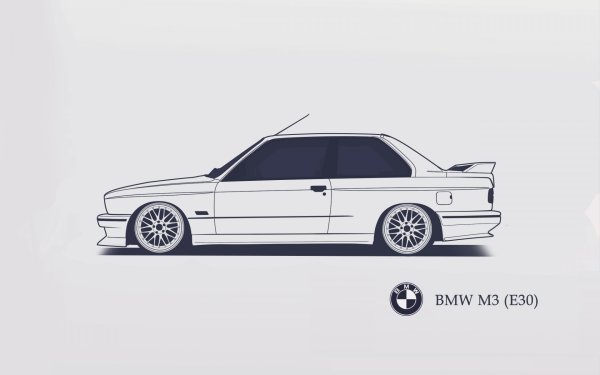 BMW e30 с боку