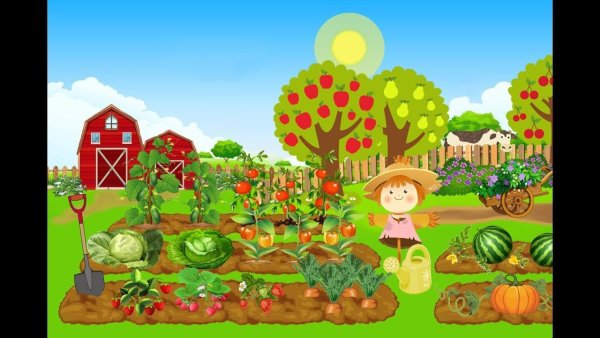 Нарисовать огород