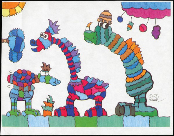 Рисунки детей аутистов