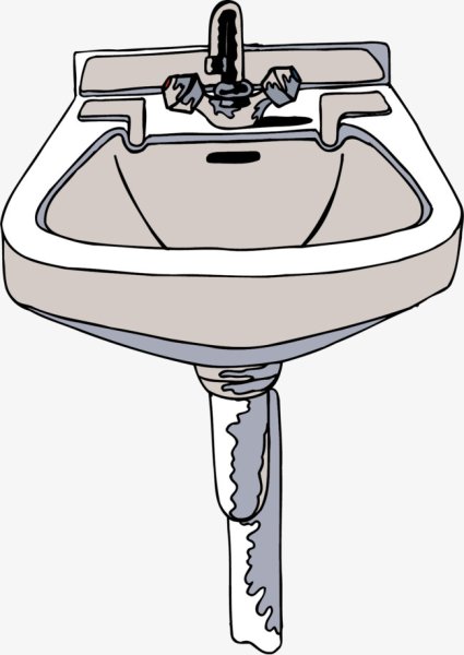 Умывальник раскраска