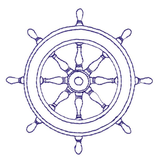 Штурвал нарисованный
