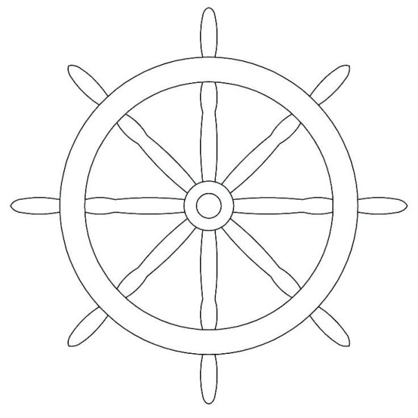 Якорь и штурвал