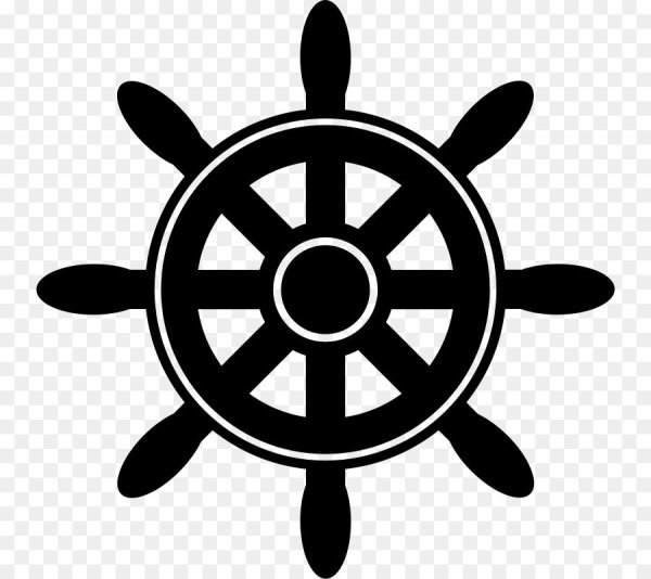 Штурвал трафарет