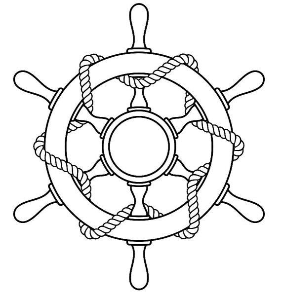 Вышивка штурвал