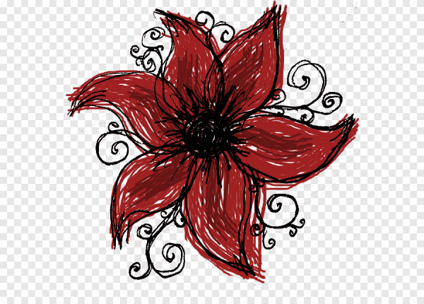 Рисунки красного цвета