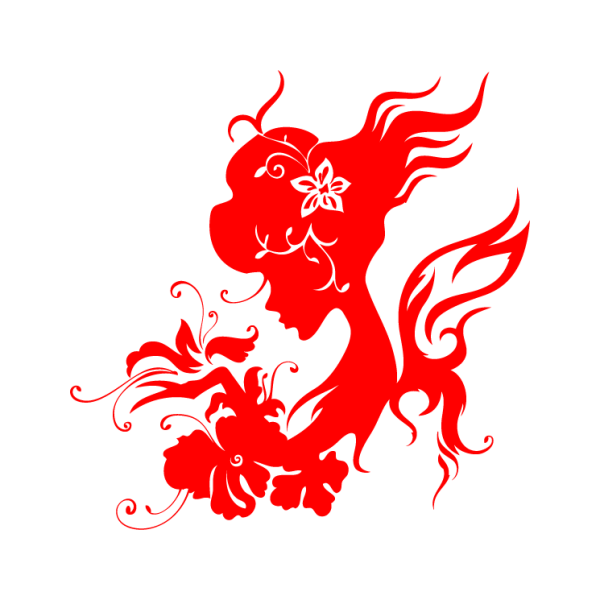 Женские губы арт