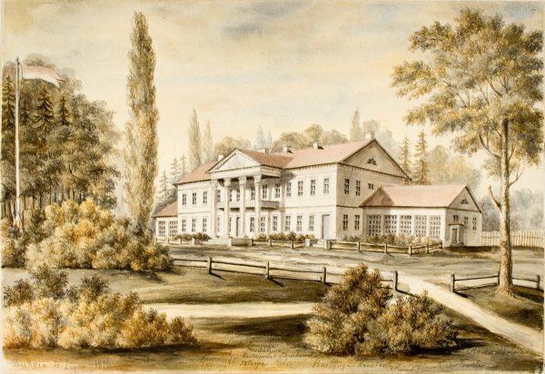 Картина Владимира Хмелинского усадьба