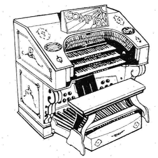 Орган раскраска для детей