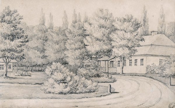 Нарисовать поместье