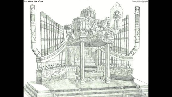 Органы карандашом