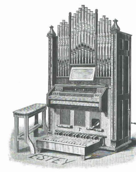 Орган инструмент черно белый