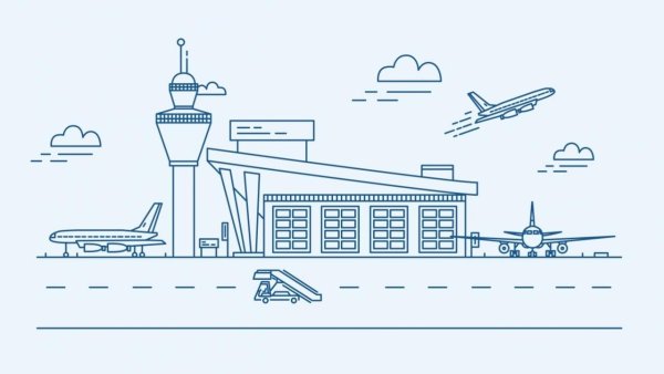 Аэропорт мультяшный