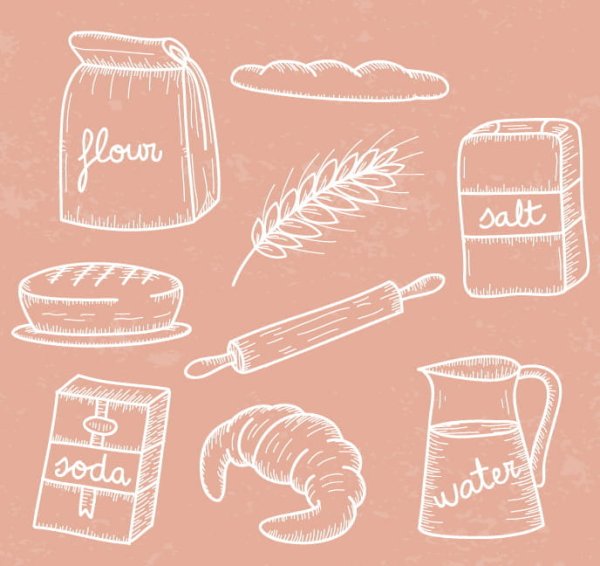 Мука вектор